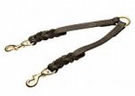 Dog Leather Coupler Braided