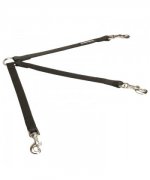 Triple Nylon Dog Leash Coupler for Walking 3 Dogs at a Time