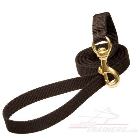 Nylon Dog Leash for Walking, Training, Tracking and Police Work
