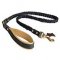 Braided Handcrafted Leather Dog Leash with Nappa Leather Lined Handle