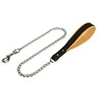 Dog HS Dog Leash with Leather Handle