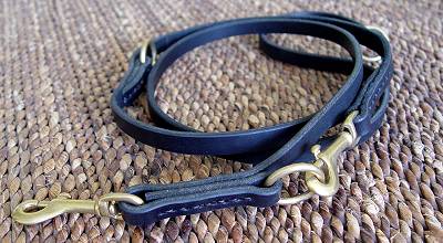 Multipurpose Leather Dog Leash for Training, Walking and Patrolling