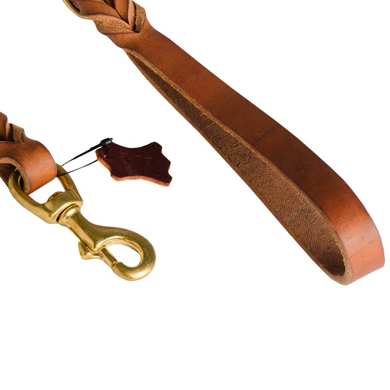 Dog Leather Leash for Canine Service
