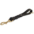 Short Leather Dog Leash (Pull Tab Leash)